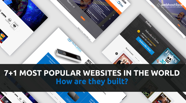 Read more about the article 7+1 Most popular websites in the World – How are they built?